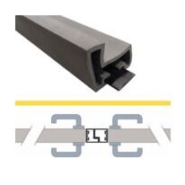 JOINT ANTI-PINCE DOIGTS POUR INTÉGRATION PORTE CLASSE FEU 24 mmx40 mm L.2500 mm | WATTELEZ 