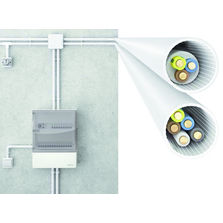 Gaine de câblage électrique à cannelures internes antifrottement | Mureva GT HF