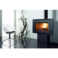 Poêle à bois à façade panoramique | Uniq32