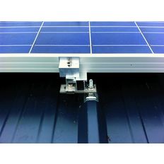 Système de montage PV en inox et aluminium sur toiture bac acier | Tectosun 3