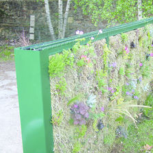 Clôture végétalisée avec substrat de culture | Bipalis Jardin Vertical