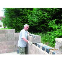 Bloc monomur bois-béton avec isolant graphite | Super Bloc 44/18