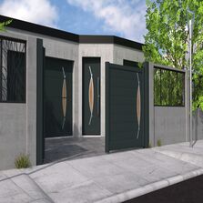 Portail en aluminium | TRIO 4