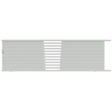 Portail coulissant Aluminium Pise avec barreaux sur-mesure | LAPEYRE SERVICES
