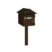 Boîte aux lettres en contreplaqué à toit doublepente | Datcha