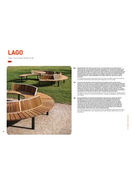 Banc, tabourets et tables pour espace urbain | LAGO 