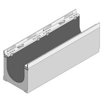 Caniveau de 24 cm de largeur pour zones à trafic lourd | Faserfix Super 150