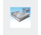 Exutoire de fumée à lames aluminium à manoeuvre pneumatique ou électrique | Madilams