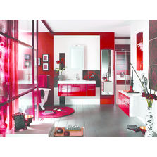 Plans-vasques sur meuble aspect ultrabrillant | Inspiration