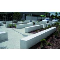 Banquette en pierre reconstituée pour l'aménagement urbain | Banquette Sitinao