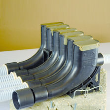 Sortie de canalisations et câbles électriques pour dalle béton | Bonne