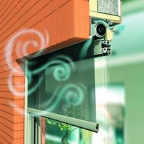 Entrée d'air et protection solaire résistant aux vents violents | Screenvent Mistral