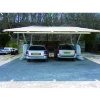 Ombrière de parking extérieur à panneaux photovoltaïques | Sun4park