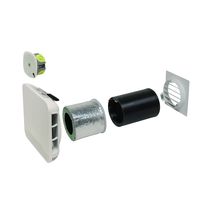 Entrée d'air filtrante en traversée de mur dans le logement | EHT²