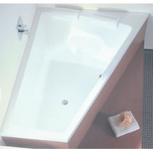 Baignoire d'angle pour deux personnes côte à côte | Paiova