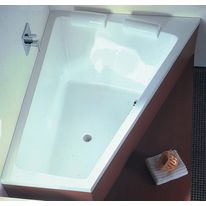 Baignoire d'angle pour deux personnes côte à côte | Paiova