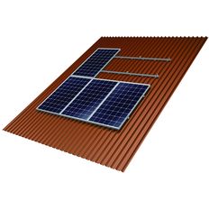 Structure pour pose de panneaux solaire sur bac à ondes | Tau
