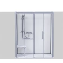 Espace de douche avec porte coulissante | ONYX