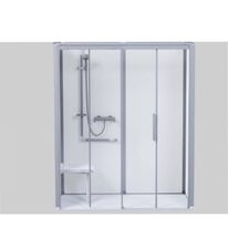 Espace de douche avec porte coulissante | ONYX