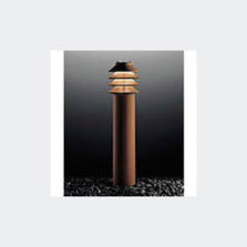 Borne en acier Cor-Ten avec paralume | Bysted