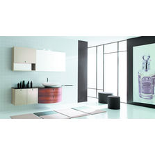 Ligne de meubles avec vasques en céramique | Domus Curva