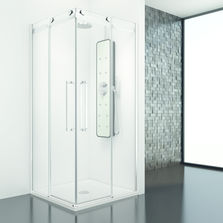 Paroi de baignoire et de douche avec panneaux coulissants | Moon