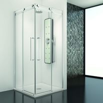 Paroi de baignoire et de douche avec panneaux coulissants | Moon