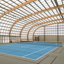 Plaque de couverture PVC bi-orienté haute résistance pour bâtiments sportifs | Greca HR RENOLIT Ondex