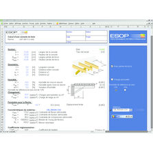 Logiciel de calcul et vérification des charpentes bois | Esop Bois version 3.6