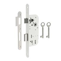 Serrure encastrable pour porte d'intérieur pêne dormant