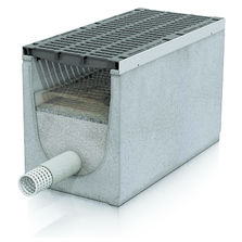 Caniveaux épuratoires à grilles en fonte boulonnées et charge jusqu'à 900 kN | DRAINFIX CLEAN