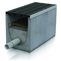Caniveaux épuratoires à grilles en fonte boulonnées et charge jusqu'à 900 kN | DRAINFIX CLEAN