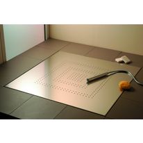 Sol en acier inoxydable pour douches à l'italienne | All Farenheit