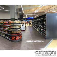 Dalles PVC Clipsables : Commerces et Grandes Surfaces GSA | MOSAIK CREATION 