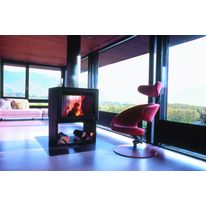 Cheminée centrale simple ou double face | 80-60/2 Loft