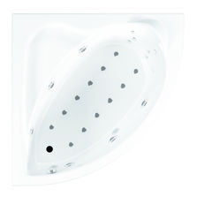 Baignoire d'angle balnéo de petit volume | Dixie 135