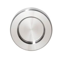 Poignée de porte ronde évidée adhésive pour porte en verre | LAPEYRE SERVICES