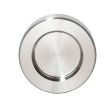 Poignée de porte ronde évidée adhésive pour porte en verre | LAPEYRE SERVICES