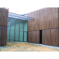 Lame à claire-voie en bois rétifié ® pour murs extérieurs | Retilam