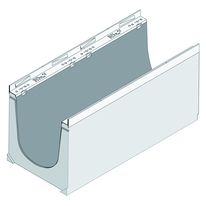Caniveau de 49 cm de largeur pour zones à trafic lourd | Faserfix Super 400