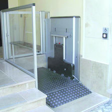 Elévateur PMR pour demi-niveaux jusqu'à 70 cm | Pass Dome VE 700