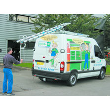 Porte-échelle à man?œuvre facilitée pour véhicule utilitaire | Optima Porte-échelle