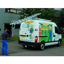 Porte-échelle à man?œuvre facilitée pour véhicule utilitaire | Optima Porte-échelle