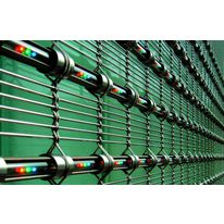 Maille inox à diodes diffusant des images fixes ou animées | Mediamesh