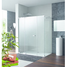 Cabine de douche vitrée avec ou sans cadre | Studio Paris