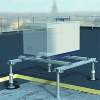 Système de structure support en aluminium pour équipement technique en toiture | Sherpal F