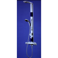 Colonne de douche multijets en aluminium | Hansasmartshower