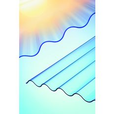 Plaque alvéolaire ou ondulée, transparente ou translucide | Plexiglas Heatstop