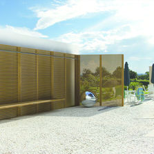 Ecran en bois pour extérieurs | Landmarq