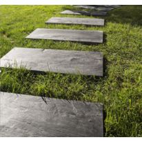 Ardoise naturelle pour des aménagements paysagers | ARDOISE CARRE NOIR (ESP) 